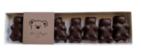 Oursons en guimauve au chocolat noir